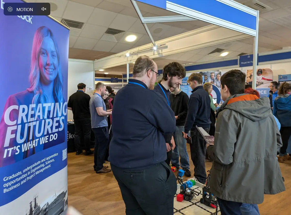 Visitors at the EKO stand in Exeter